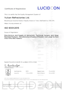 ISO 9001-2015 Certificate of Registration 